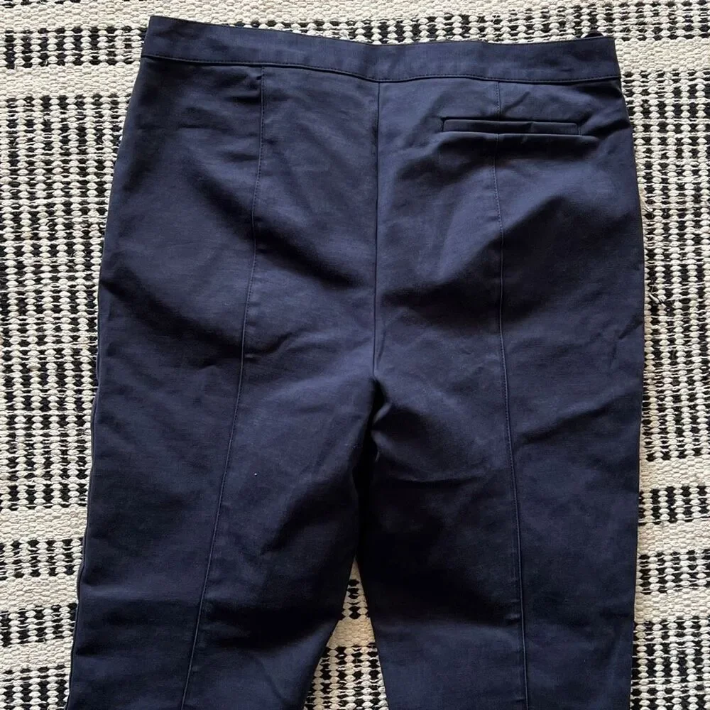 Tory Burch Portugal Size 12 Navy Blue Pants